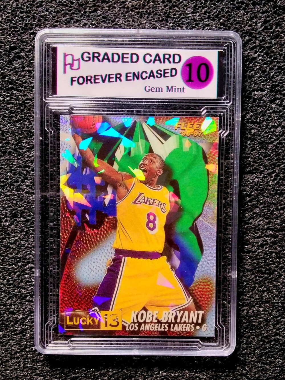 Kobe Bryant Los Angles Lakers Basketball Rookie Card Graded 10 Gem Mint